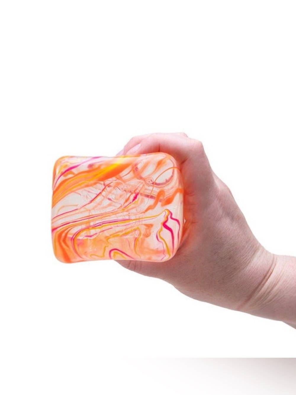 NeeDoh Nice Berg Swirl ORANGE Squishy Squeeze Fidget Toy New SHIPS TODAY! - Picture 5 of 7